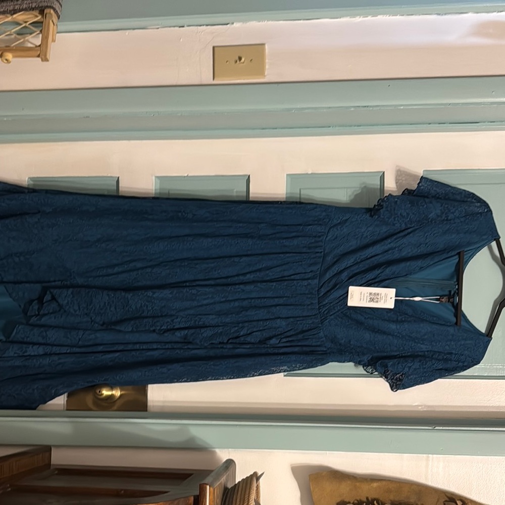 Ever Pretty Blue Ribbed Bodycon Maxi Dress